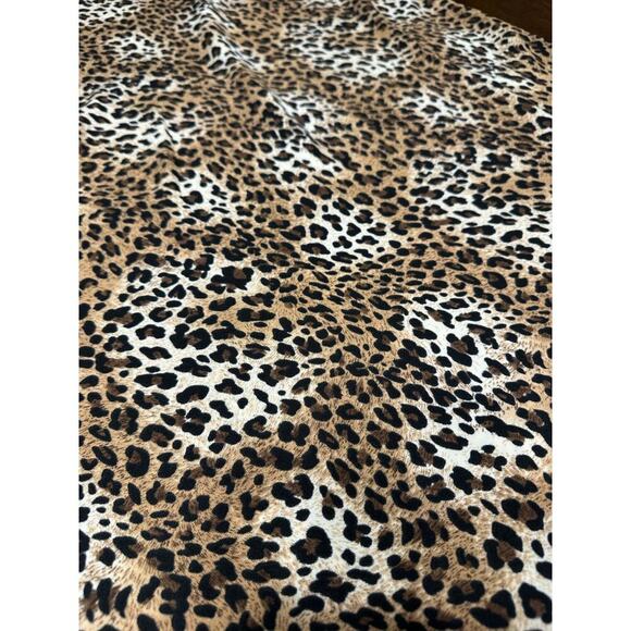 Ee: some Leopard Animal Print Slit Skirt Women S Boho Western Festival Stretch - Picture 6 of 7